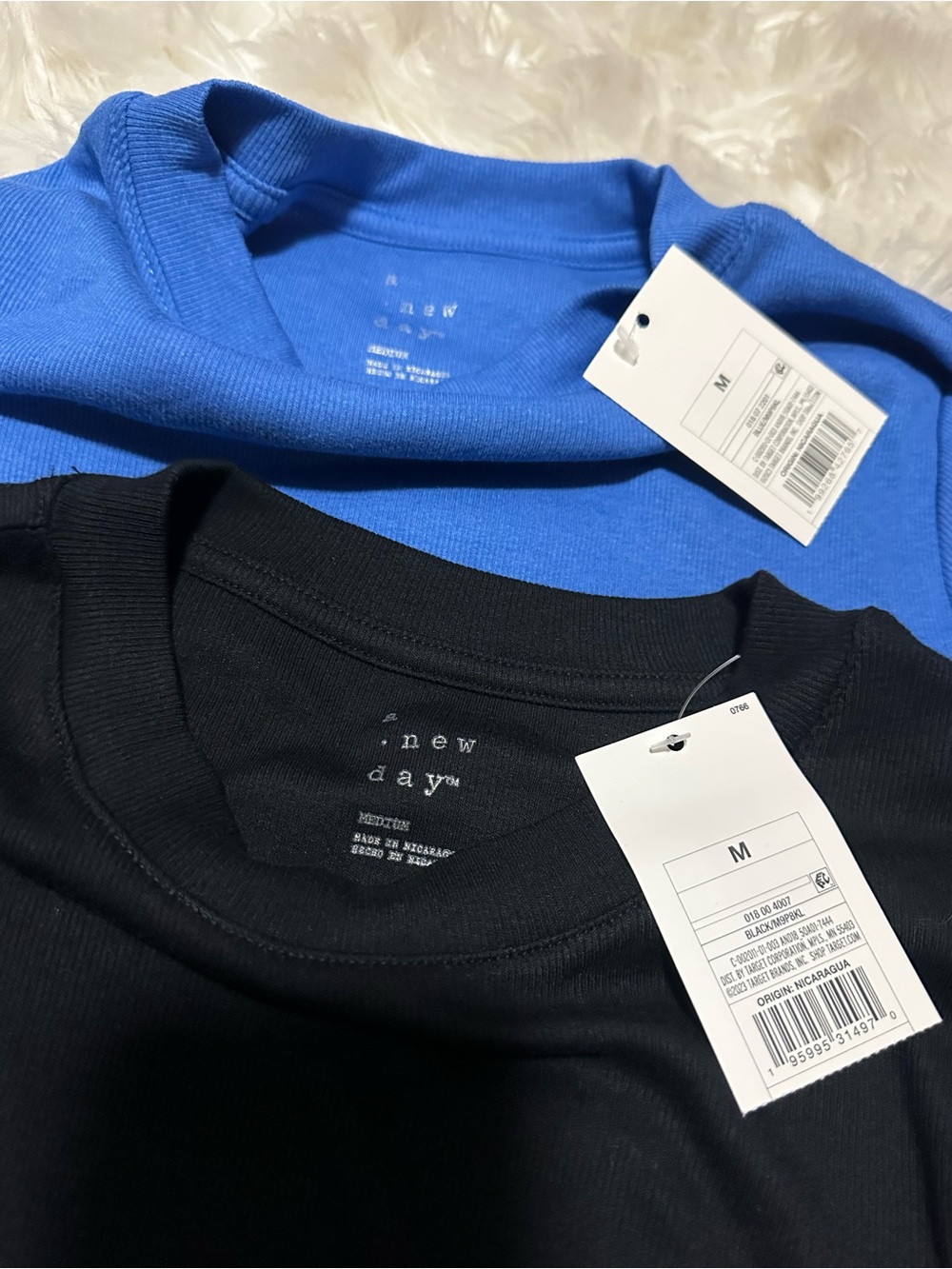 a new day Short Sleeve Crew Tee in Blue and Black - Picture 2 of 2